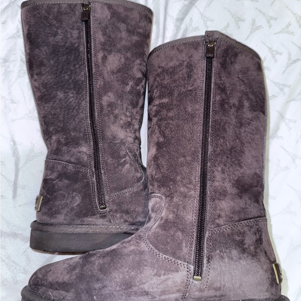 UGG Women's Charcoal Suede Winter Boots